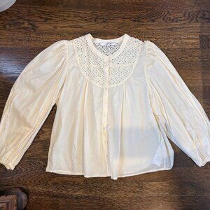 Joe's Jeans Eyelet Blouse